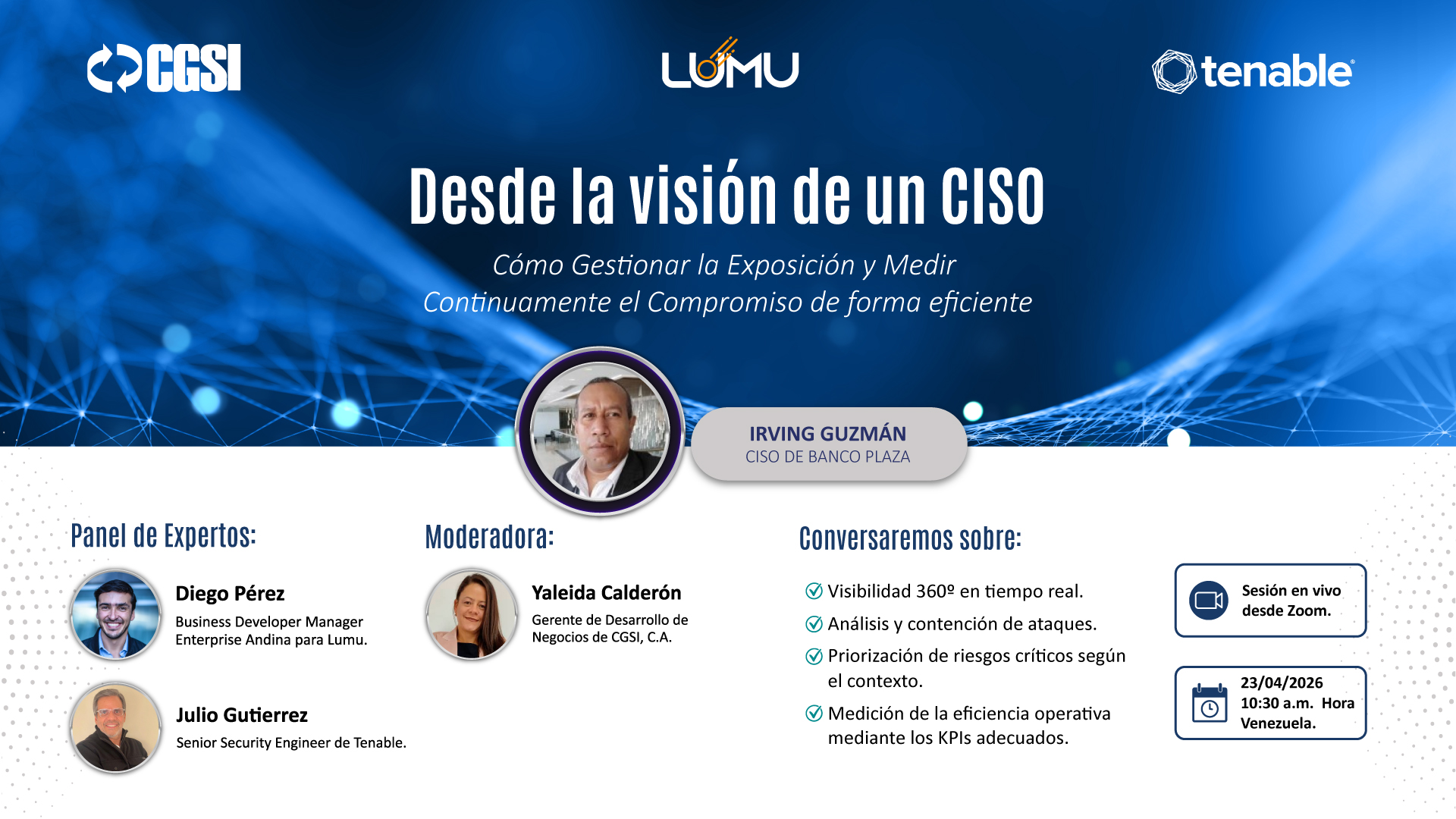 Registrate en nuestro próximo evento